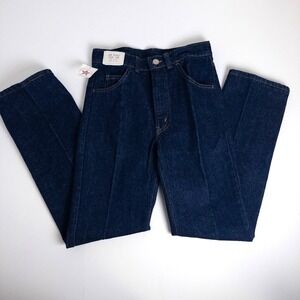 NEW Vintage Cowden Dark Wash Denim Jeans Blue Straight Made in USA Kids Sz 14R